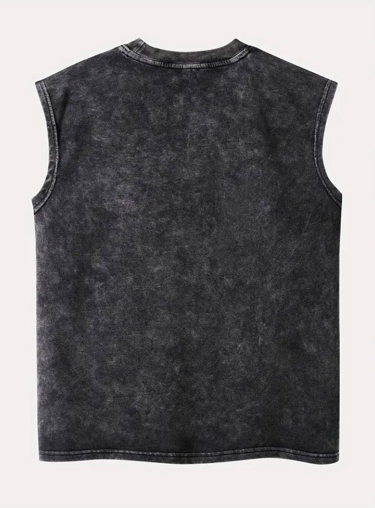 Sleeveless Printed Rockrand T-shirt