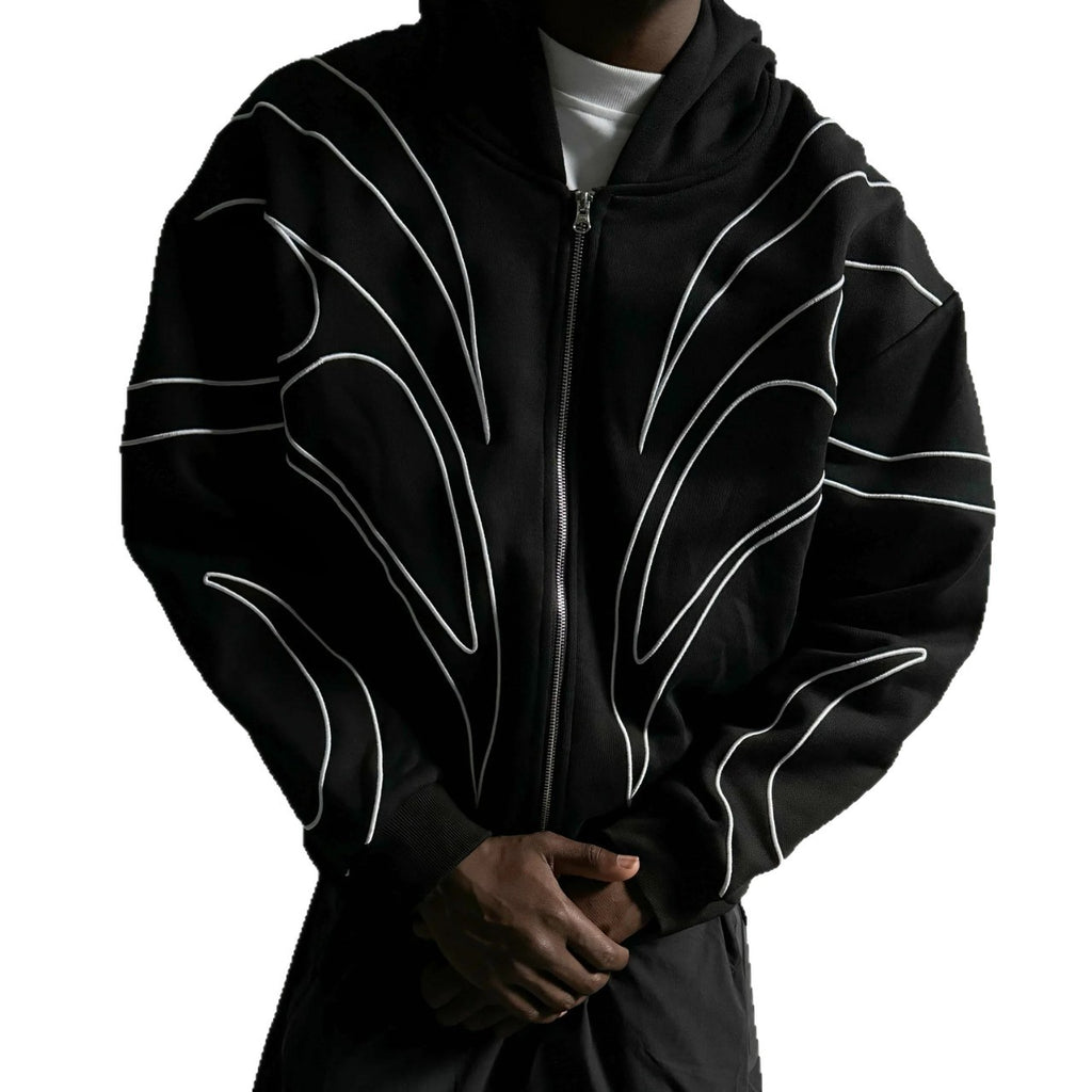 Embroidered Fleece Hood