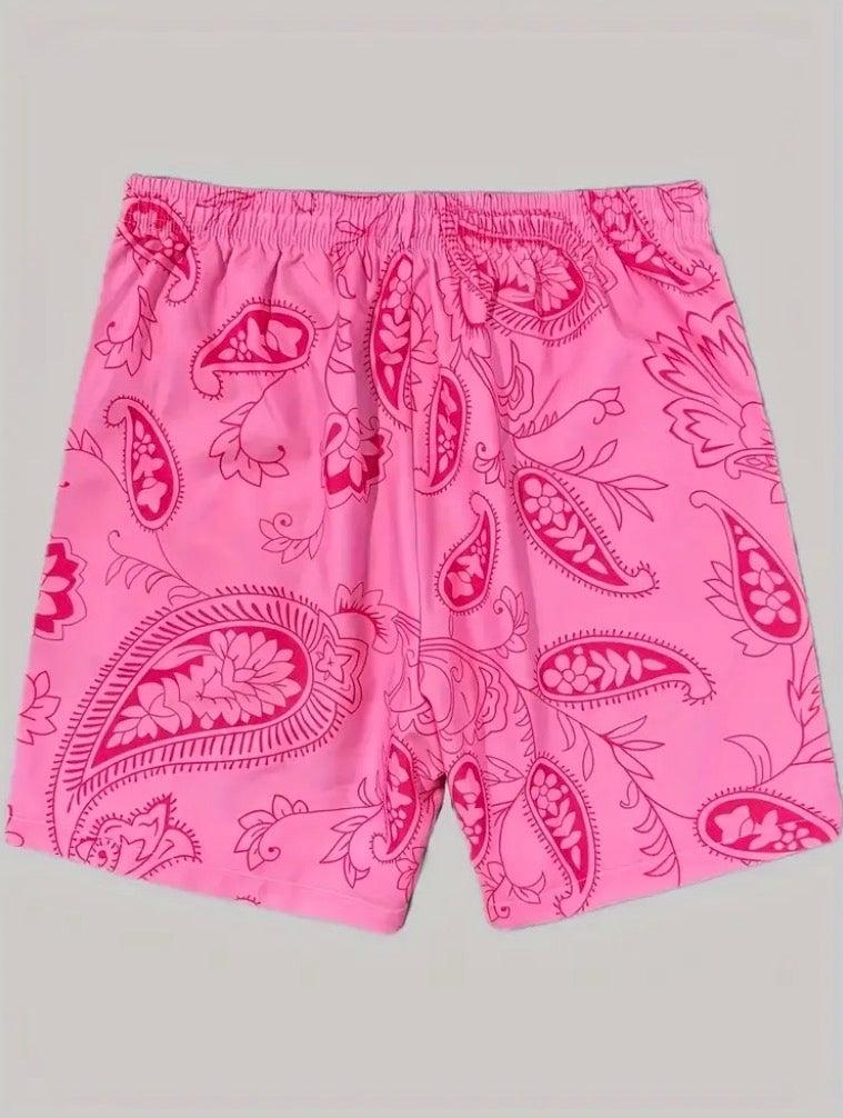 Skeleton Hand Print Shorts