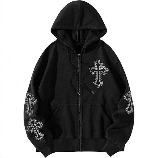 Gothic Cross Hoodie