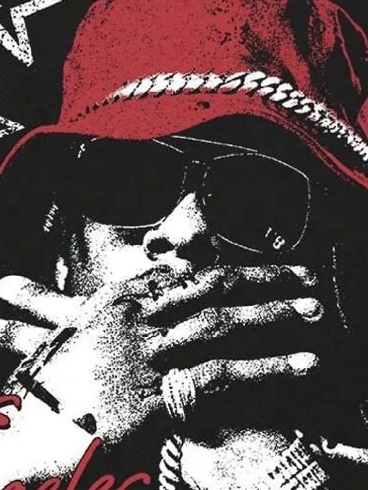 Hip-Hop Style Printed T-shirt