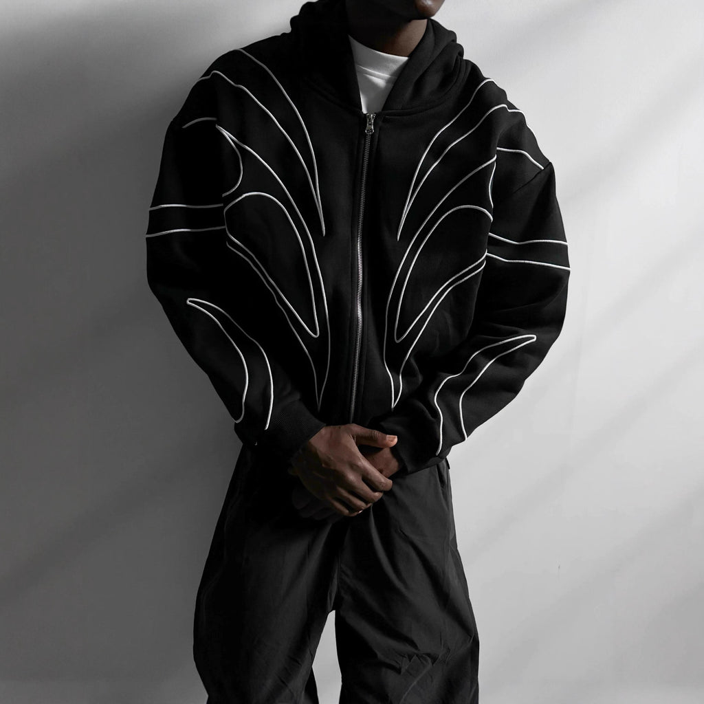 Embroidered Fleece Hood