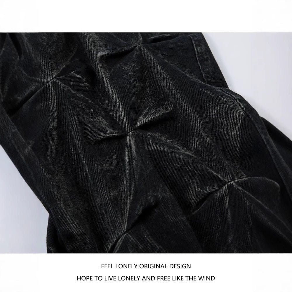 Spring and Summer American Vintage Denim Pants