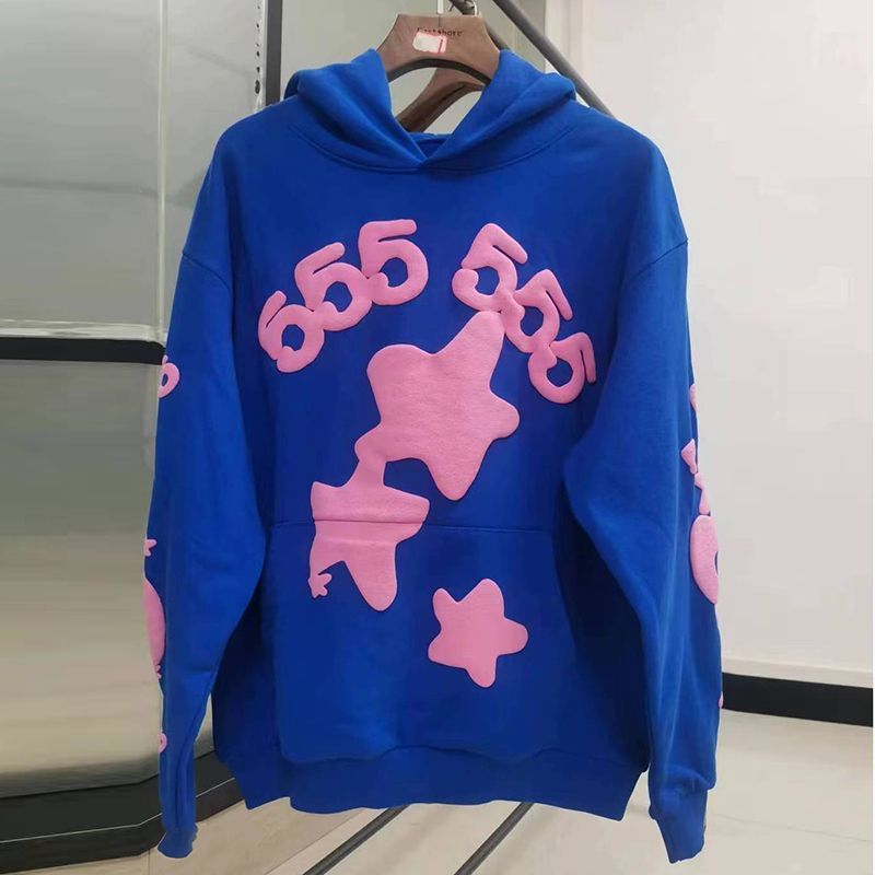 Sp5der Pink Hoodies
