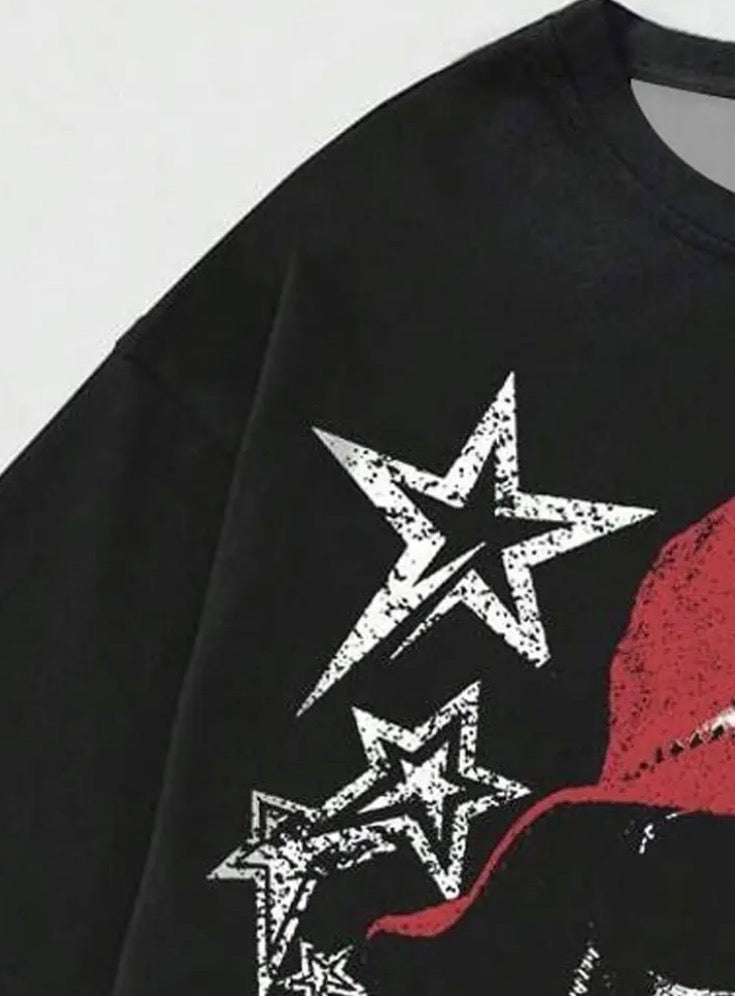 Hip-Hop Style Printed T-shirt