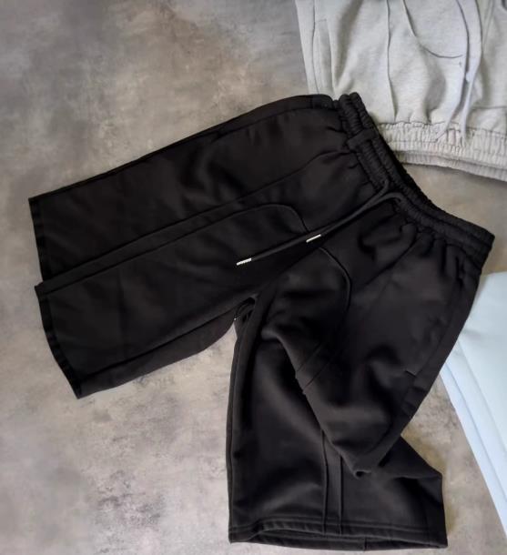 Stretch elastic waistband joggers casual pants