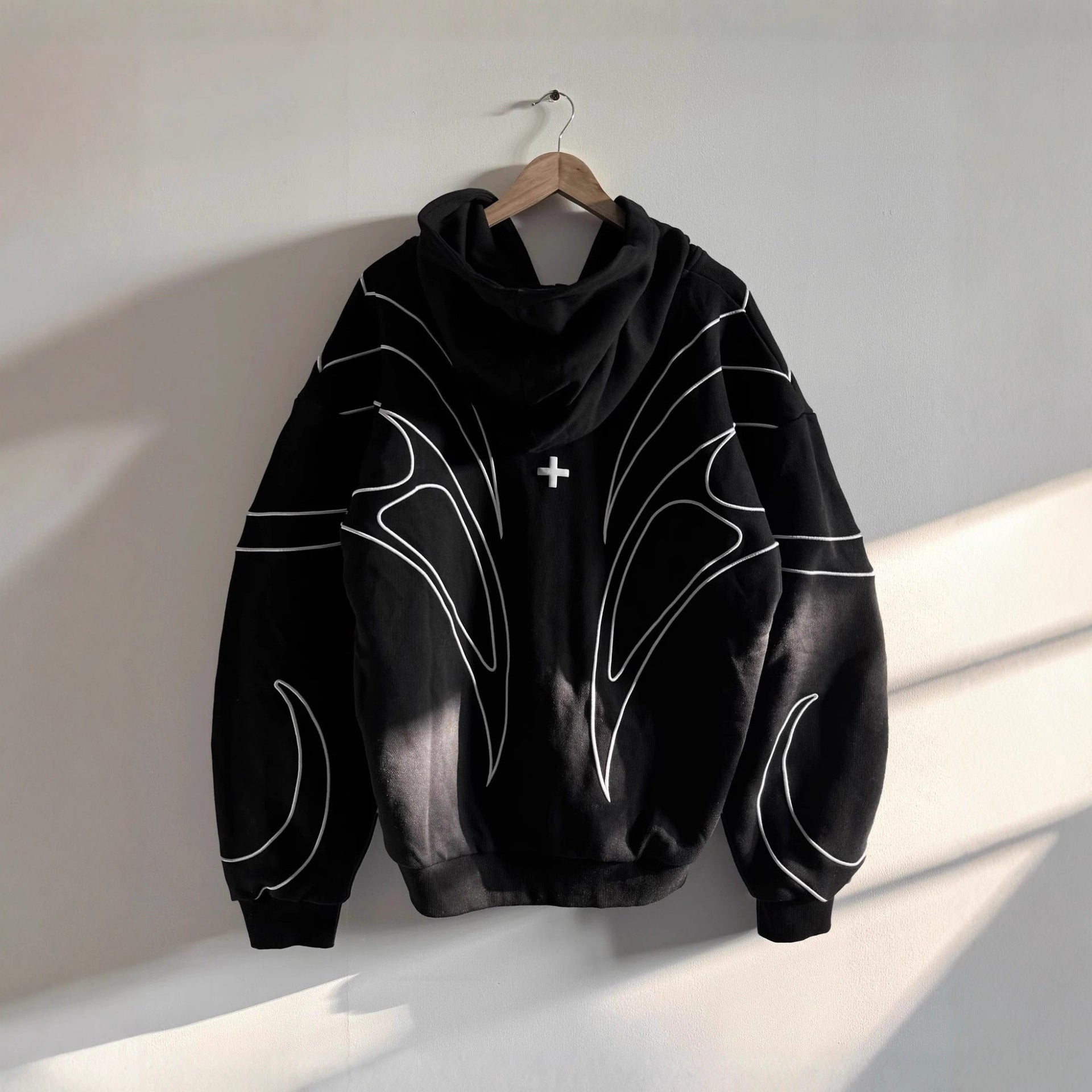 Embroidered Fleece Hood