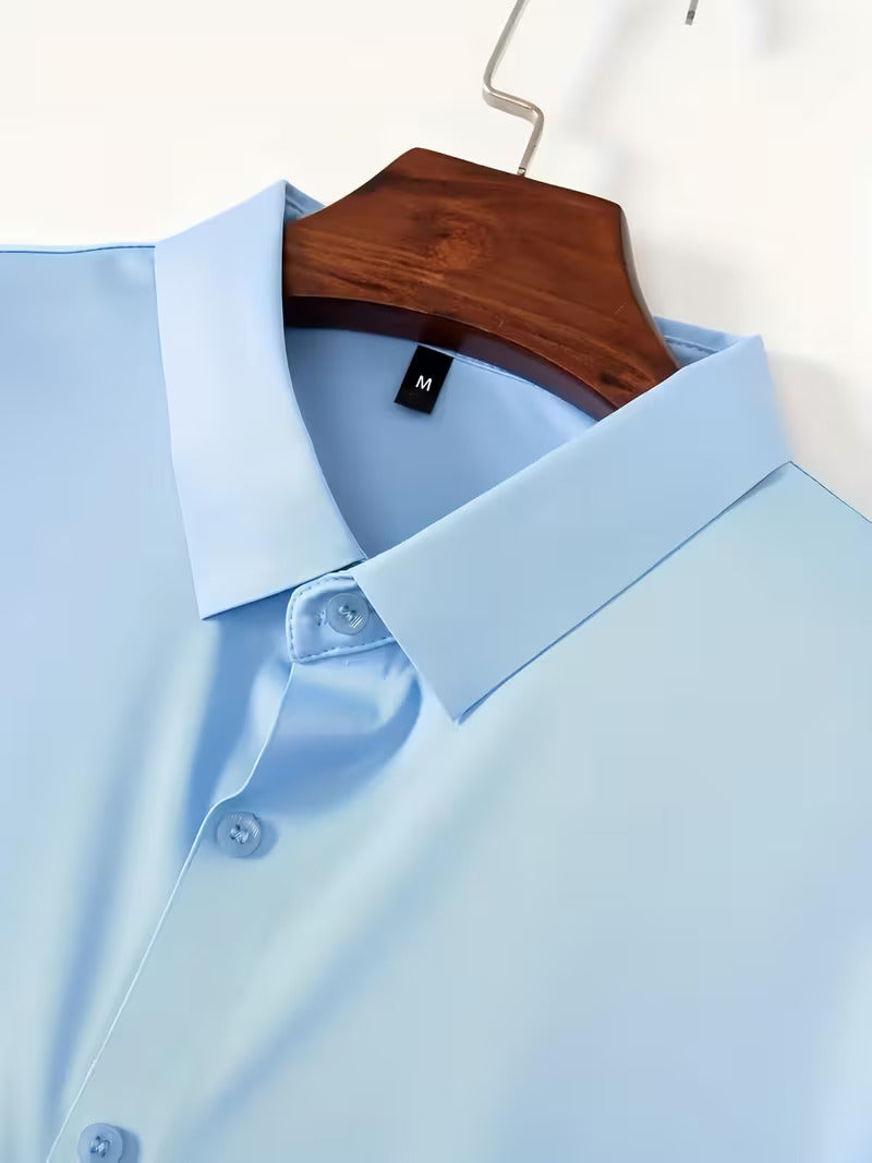 Mens Wrinkle Free Formal Dress Shirt